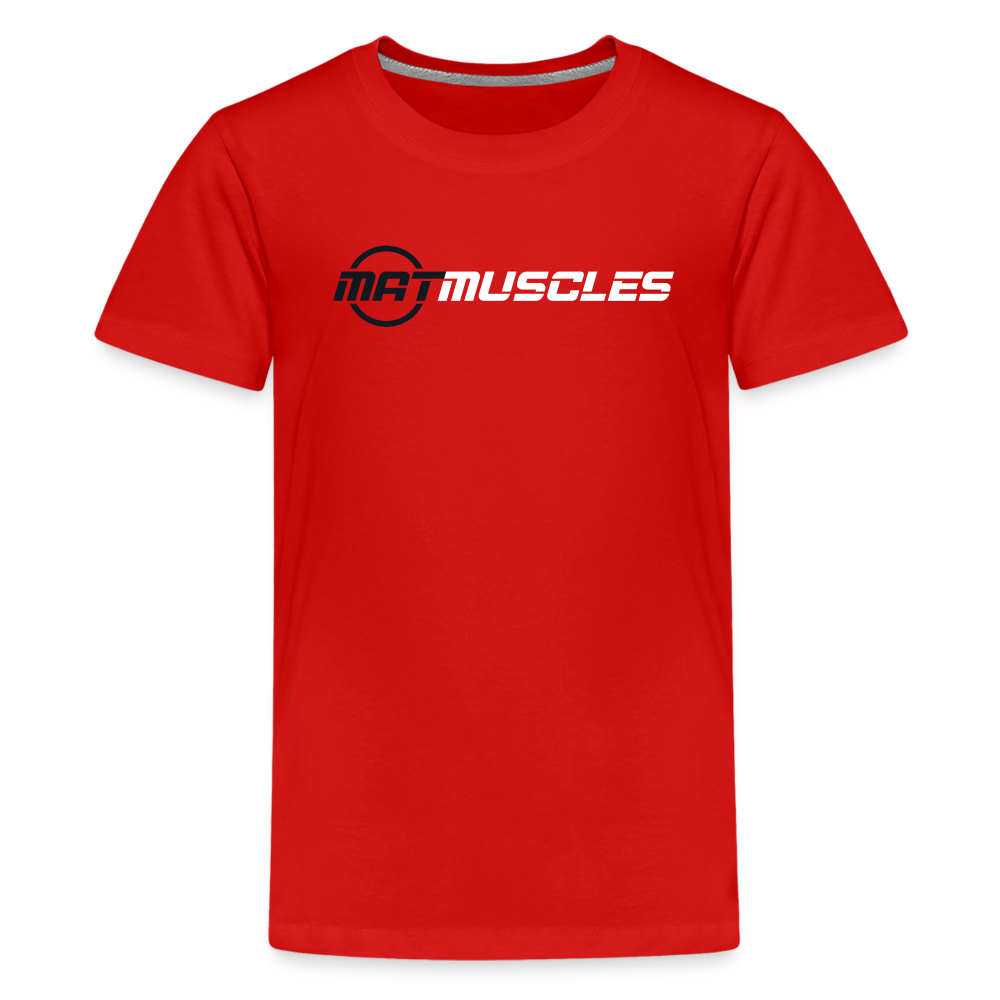 Mat Muscles YOUTH Jersey T-Shirt - red