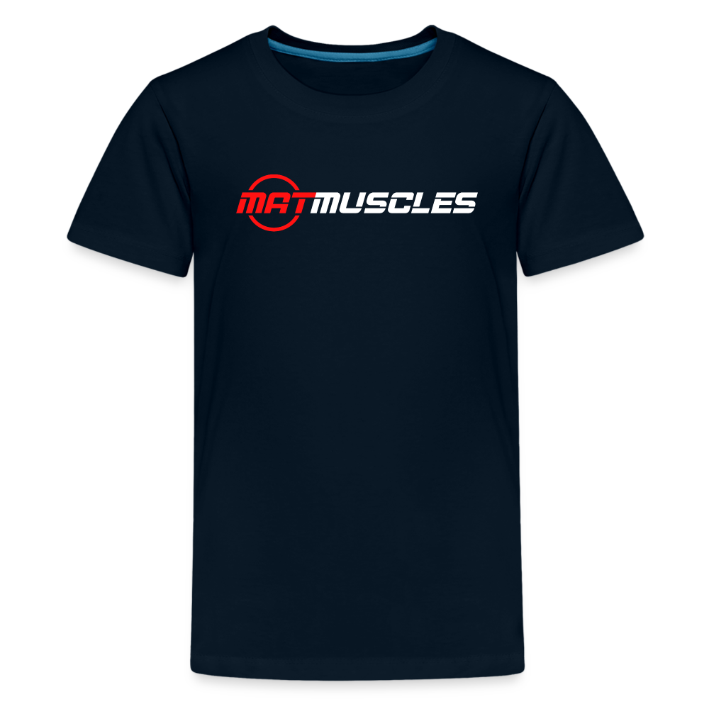 Mat Muscles YOUTH Jersey T-Shirt - deep navy