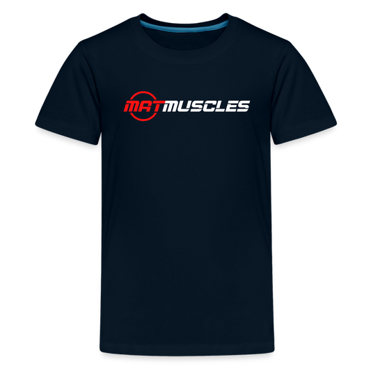 Mat Muscles YOUTH Jersey T-Shirt - deep navy