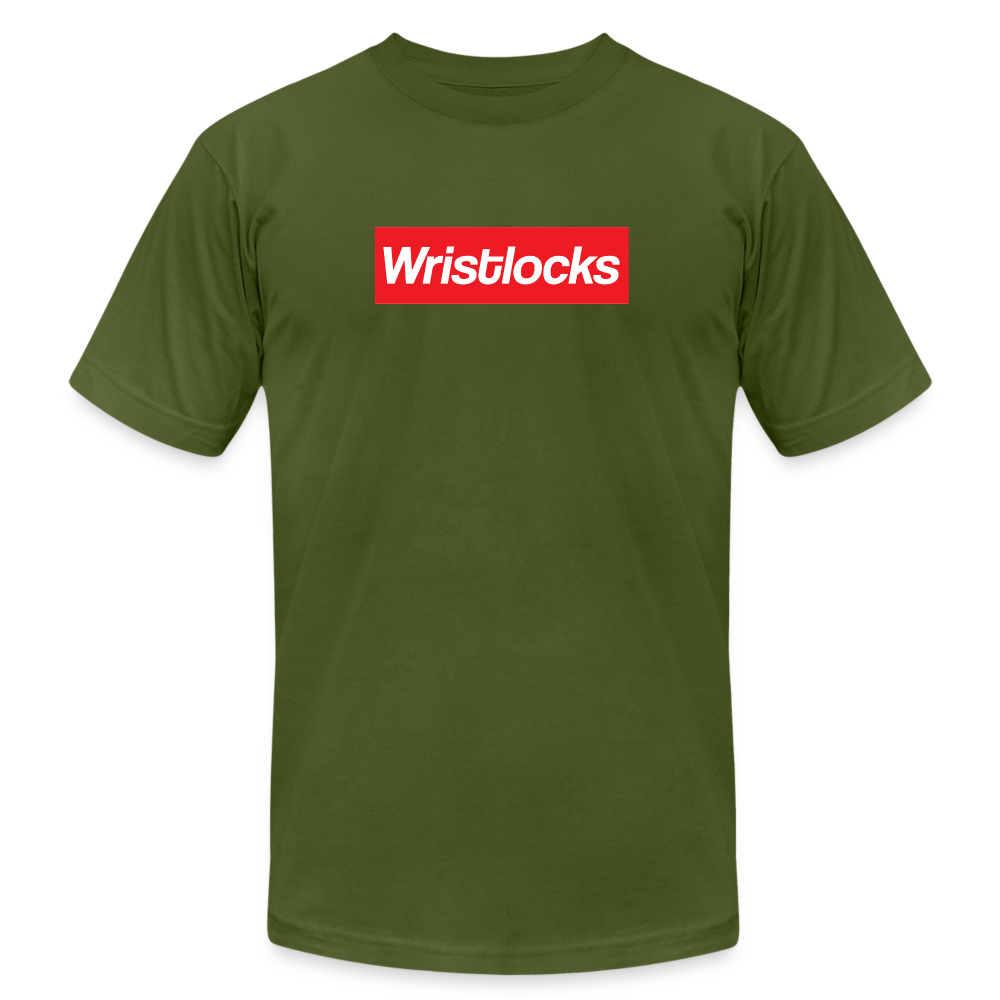 Supreme Wristlocks Unisex Jersey T-Shirt by Bella + Canvas - olive