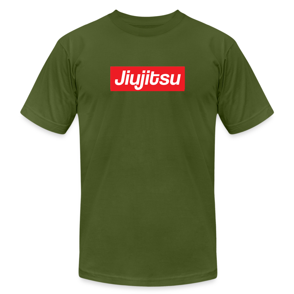 Supreme Jiu Jitsu Unisex Jersey T-Shirt by Bella + Canvas - olive