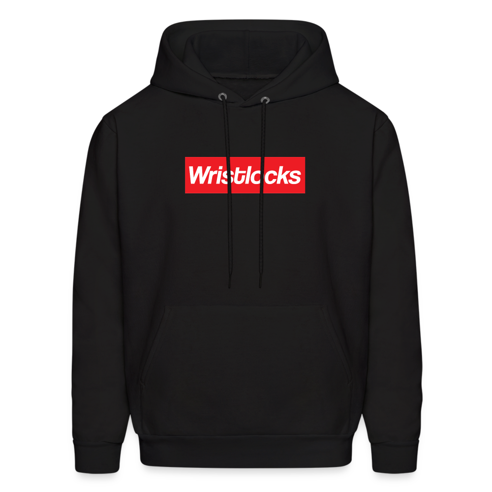 Wristlocks Box Logo Hoodie - black