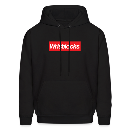 Wristlocks Box Logo Hoodie - black