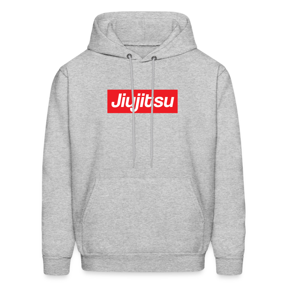 Jiu Jitsu Box Logo Hoodie - heather gray