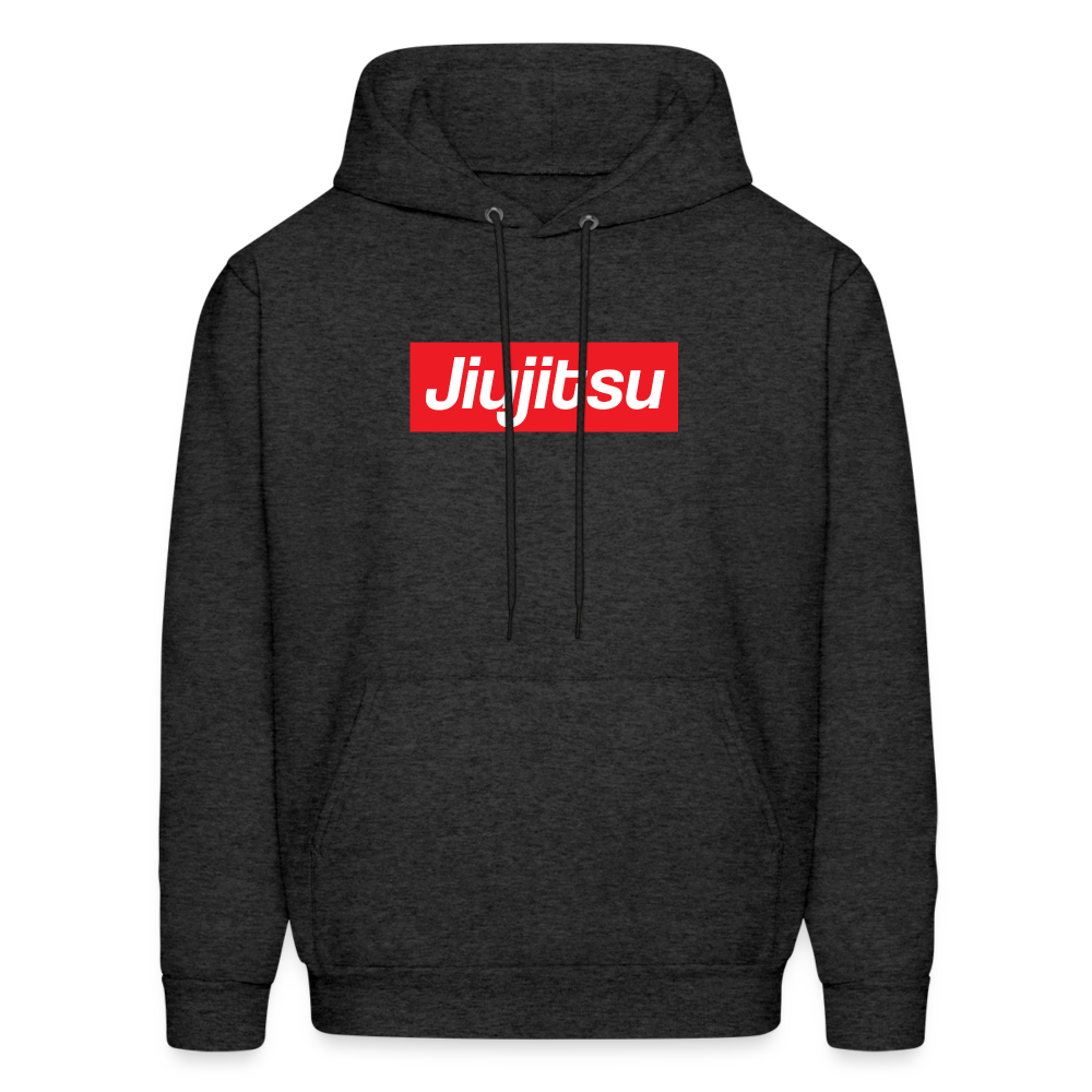 Jiu Jitsu Box Logo Hoodie - charcoal grey