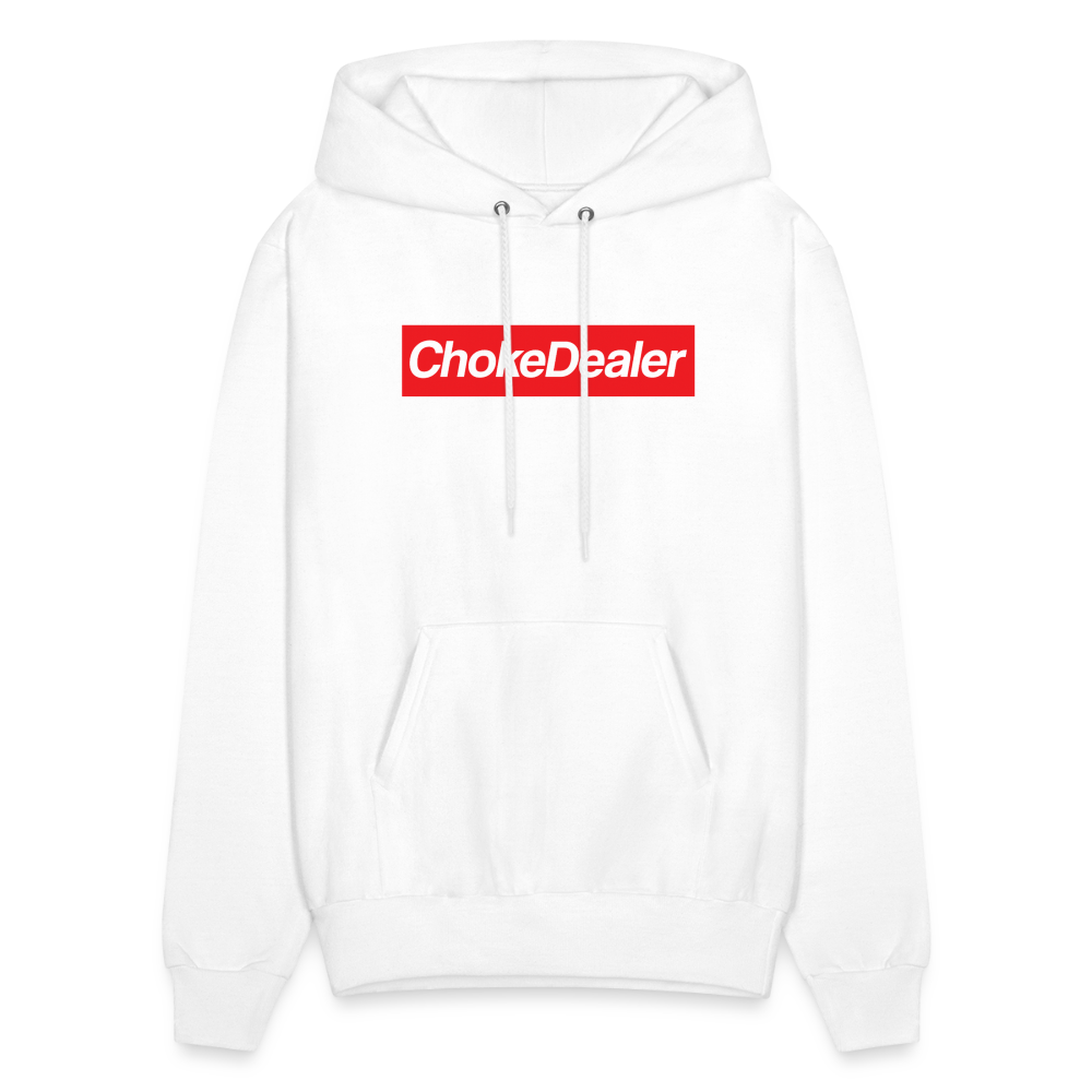 Choke Dealer Box Logo Hoodie - white