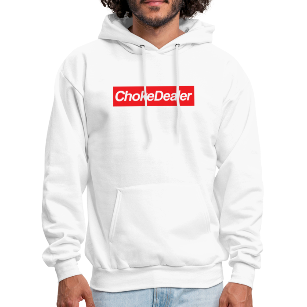 Choke Dealer Box Logo Hoodie - white