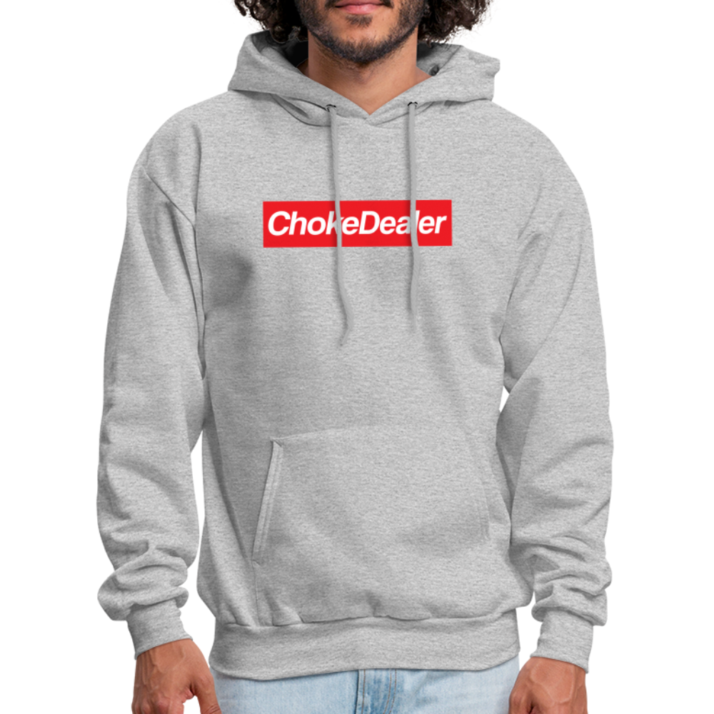 Choke Dealer Box Logo Hoodie - heather gray