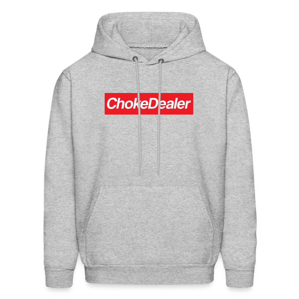 Choke Dealer Box Logo Hoodie - heather gray