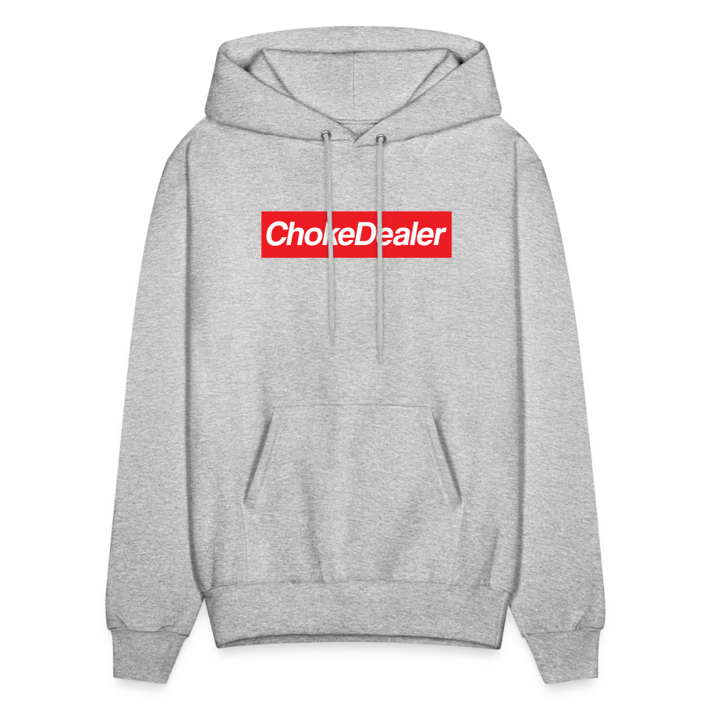 Choke Dealer Box Logo Hoodie - heather gray