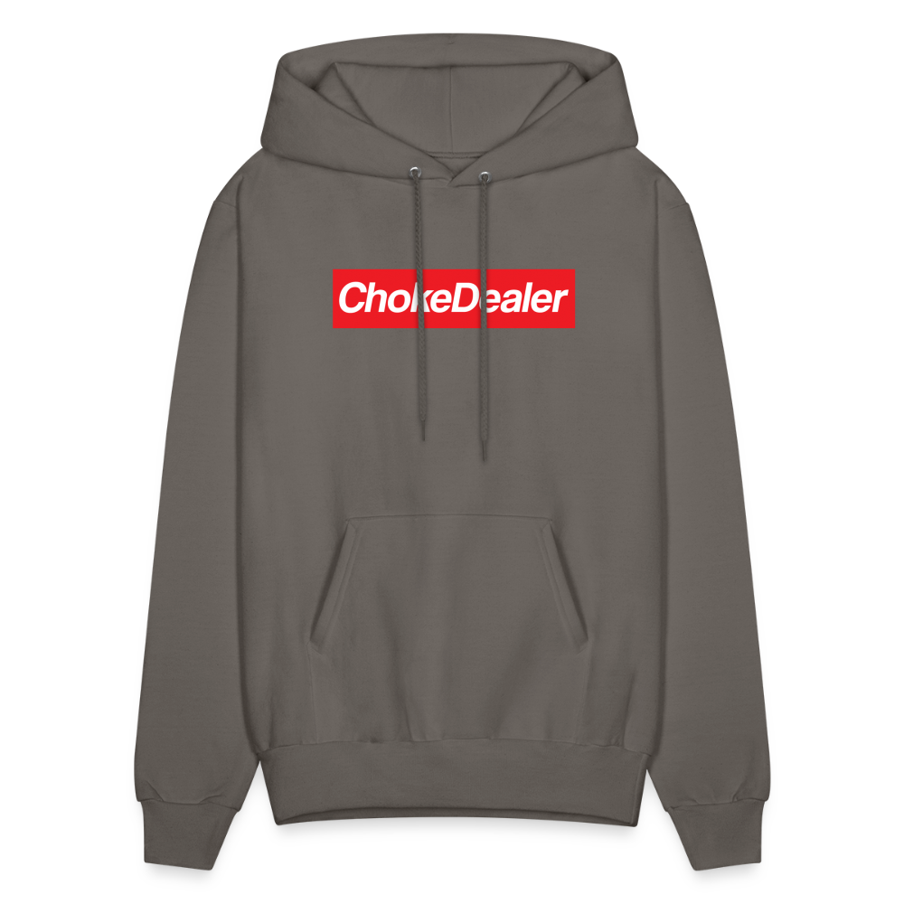 Choke Dealer Box Logo Hoodie - asphalt gray