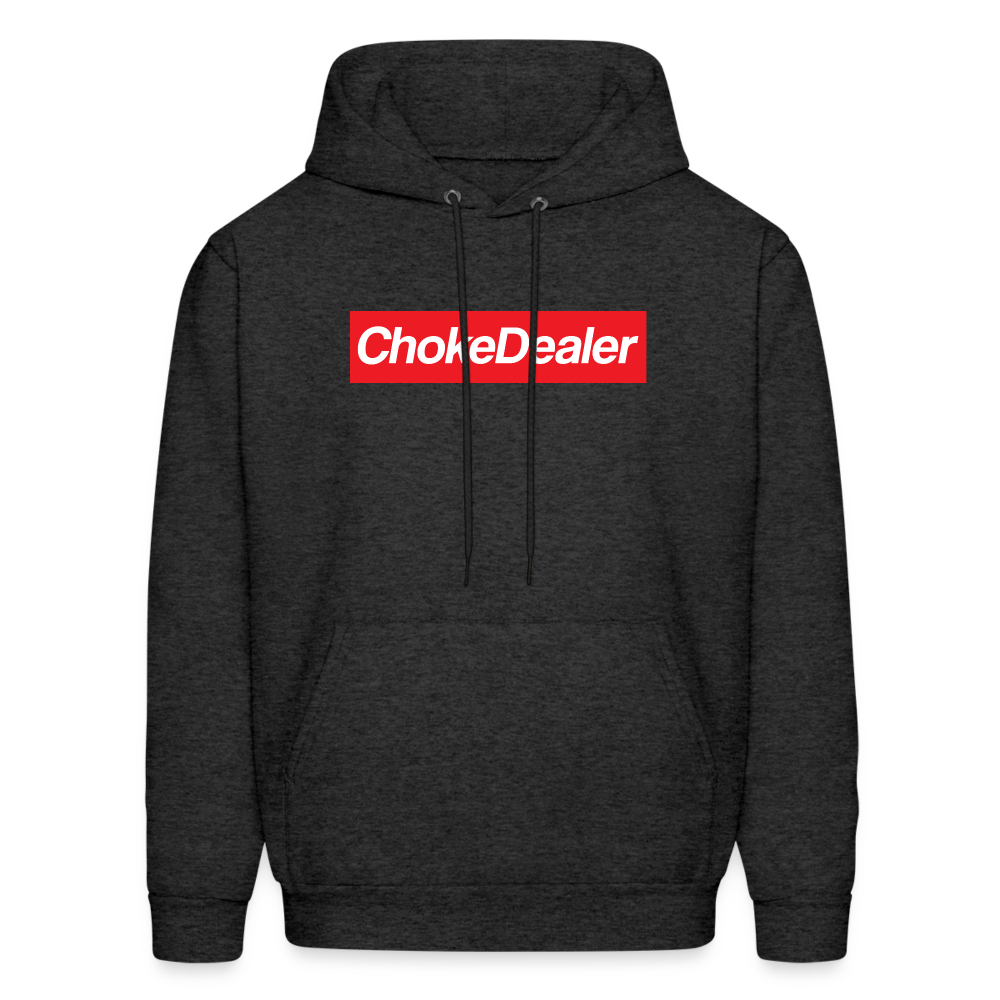 Choke Dealer Box Logo Hoodie - charcoal grey