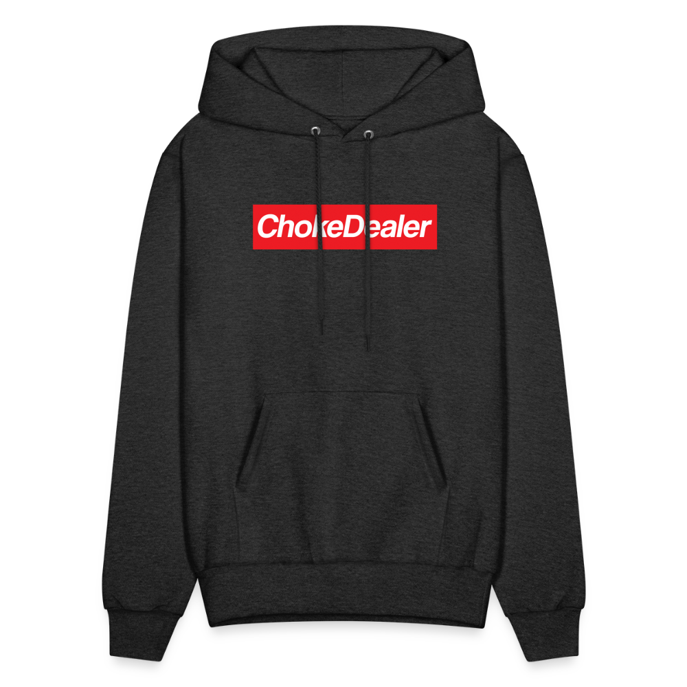 Choke Dealer Box Logo Hoodie - charcoal grey