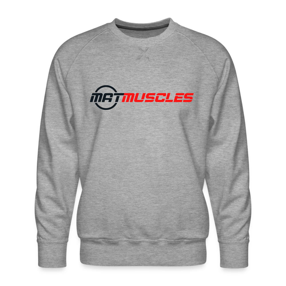 Mat Muscles Crewneck Sweatshirt - heather grey