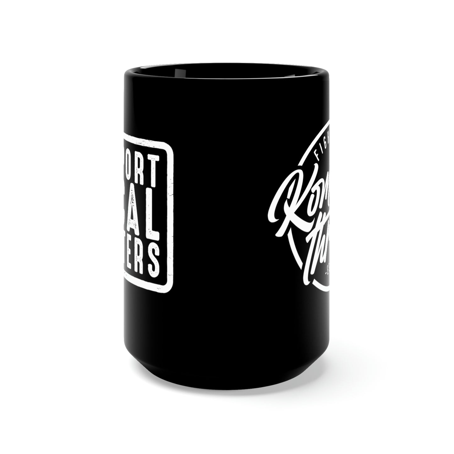 Support Local Fighters Black Mug 15oz