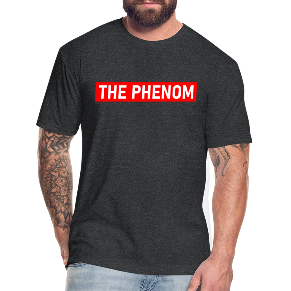 The Phenom Block Short Sleeve Tee - heather black