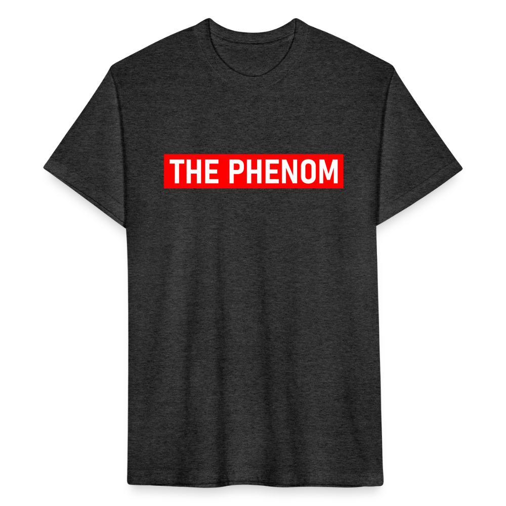 The Phenom Block Short Sleeve Tee - heather black