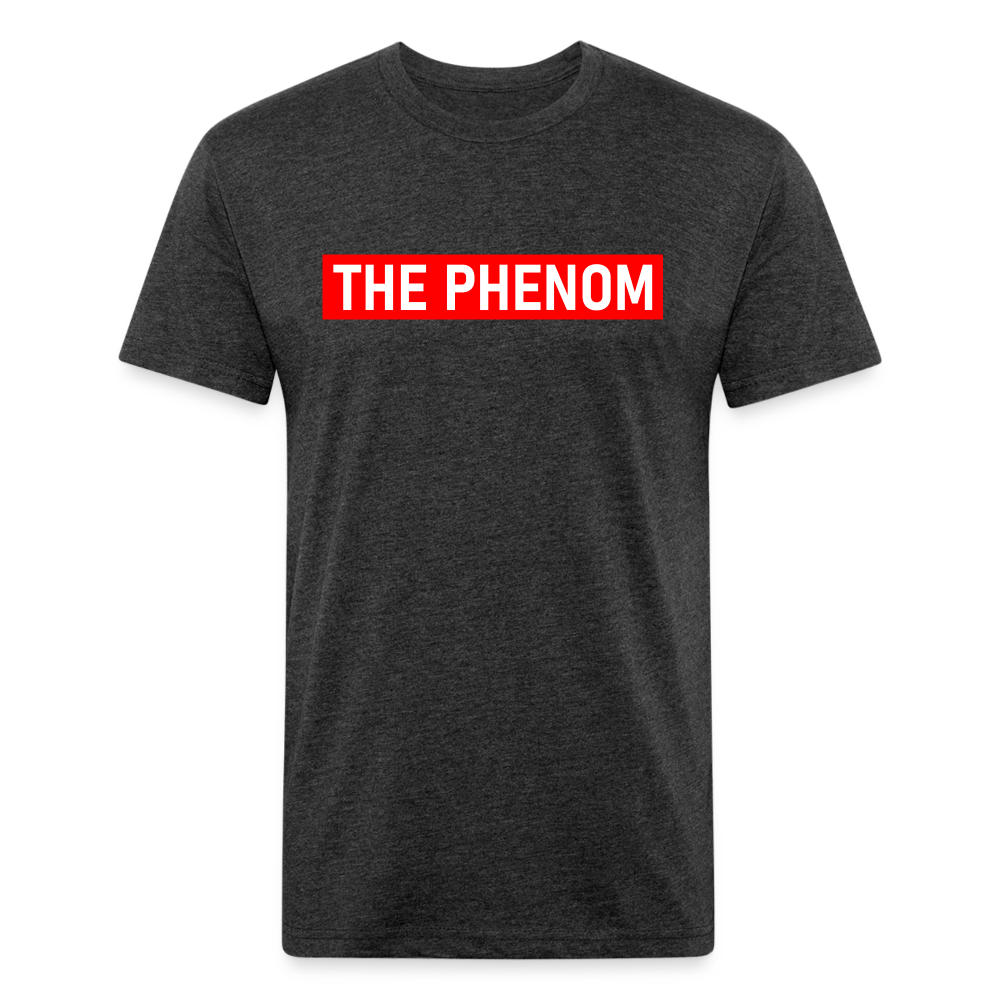 The Phenom Block Short Sleeve Tee - heather black