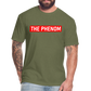 The Phenom Block Short Sleeve Tee - heather military green